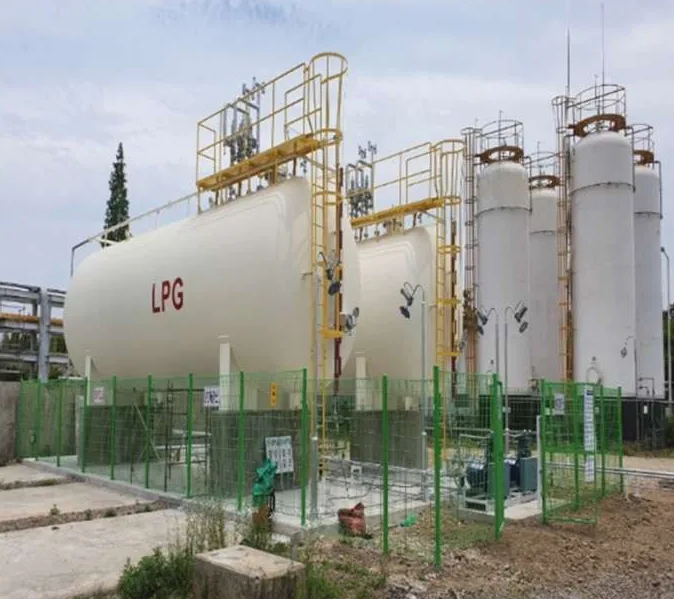 LPG 저장탱크 설치